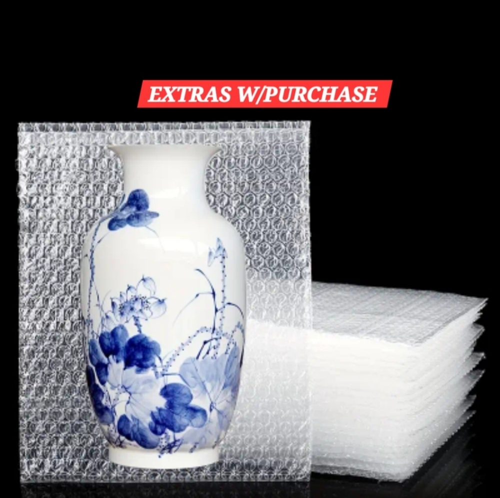 15ct. 9x12, 8x10, 6x8, 6x10 or 4x6 Transparent Bubble Bags $7-$13